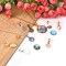 120 Pieces Glue on Bails for Pendants Jewelry Making Necklace Earring Bail Scrabble Making Supplies Glass Cabochon Tiles Pendant